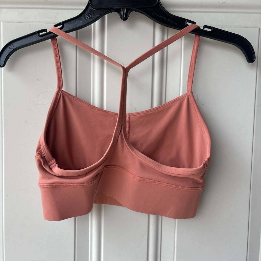 ThirdLove Coral Pink Strappy T-Back Sports Bralette - Picture 2 of 3
